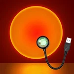 Sunset Projection Lamp Rainbow Led Night Atmosphere Photography Lighting. Fixed Price $6.99.