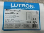 Lutron Homeworks Qs HQWD-W7B-SW 7-BUTTON Wired Seetouch Keypad Snow White. Fixed Price $180.50.