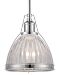 1 Mini Pendant Light Fixture Chrome Industrial Minka-lavery 2242-77 Nib. Fixed Price $55.26.
