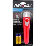 Rayovac Comfort Grip Led Flashlight 50 Lumen 15H Runtime With Aa Batteries Red. Fixed Price $11.99.