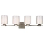 Design House Oslo 34.6-IN Light Satin Nickel Traditional Bathroom Vanity. Fixed Price $79.99.