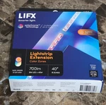 Lifx Smart Home 40 In. Color Changing Plug-in Strip Light Extension Sealed. Fixed Price $15.95.