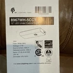 Rp Lighting + Fans 8967WH-5CCT 12IN Led Under Cabinet 120V 5.1W Dimmable. Fixed Price $6.50.