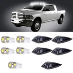 5X For Gmc/chevy 1988-2000 Smoke Cab Roof Marker Light LENS+BASE+T10 White Led. Fixed Price $19.59.