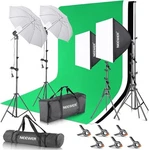Neewer NK100 Photography Lighting Kit With Backdrops, 5700K 800W. Fixed Price $95.00.
