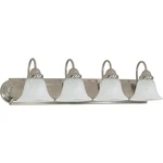 Nuvo Ballerina 4 Light 30" Vanity W/ Glass Bell Shades 60-322. Fixed Price $121.99.