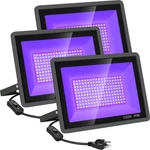 Yanycn 3 Pack 100W Led Lights, Flood With Plug And Switch. Fixed Price $65.79.
