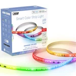 Feit Electric 16 Ft. Color Changing Plug-in Led Smart Light Strip With Remote. Fixed Price $39.95.