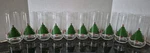 Holiday 6" Tumbler Glasses With Christmas Trees Snow & Presents Set Of 10. Fixed Price $19.99.