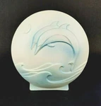 Dolphin Ceramic Shade Only Starry Nights Lamps Table Light. Fixed Price $18.97.