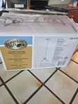 Hampton Bay Track Lighting Pendant Fixture Brushed Nickel Hanging 86". Fixed Price $27.00.