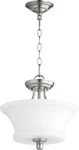 Quorum International 2922-13 Nickel Rossington 2-LIGHT 13"W Pendant. Fixed Price $173.00.