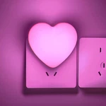 Inzu Cute Light, Heart For Kids, Led With Auto Dusk. Fixed Price $9.00.