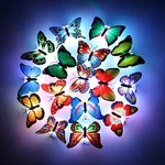 Led Light Up Butterflies Night Butterfly Decoration Fiber Optic Lamp 12 Pc. Fixed Price $9.99.