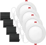 91126 6" Slim Led Recessed Lighting Kit, 4-PACK, Dimmable. Fixed Price $210.99.