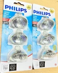 Philips MR16 Halogen Light Bulbs 50W 12V GU5.3 (3 Pack X 2) =brand New Sealed=. Fixed Price $29.99.
