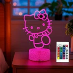 Kitty Night Light, 3D Led 16 Color Intelligent Remote Control Lamp For Christ.... Fixed Price $23.33.