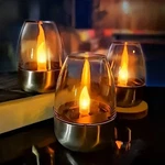 Led Solar Candles Light Flameless Rechargeable Night For Wedding Party. Fixed Price $27.99.
