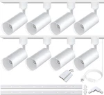 White GU10 Led Track Lighting Kit, Heads With * 3.28FT. Fixed Price $116.47.