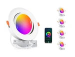 Cloudy Bay 4 Pack 6 Inch Gimbal Smart Wifi Led Recessed Lights,rgbcw Color .... Fixed Price $130.06.