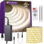 Hitlights White Cob Led Strip Kit 4000K Dimmable Tape With Remote. Fixed Price $93.48.