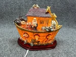 Noah Ark Night Light Poly Resin Indoor Decor Working Lamp. Fixed Price $15.70.