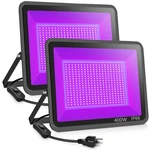 Led Black 400W 2 Pack IP66 Waterproof Flood Outdoor Xycn Lights 395NM Plug. Fixed Price $129.99.