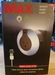 New Max Safety Alert Light & Color Night Usb Charger. Fixed Price $15.95.