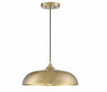 Signature Hardware Park Harbor Blackthorne 18" Wide Pendant Light - Aged Brass. Fixed Price $89.99.
