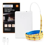 Rechargeable Motion Sensor Cob Strip Light, 6000MAH Battery Operated Night Li.... Fixed Price $21.90.