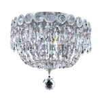 Elegant Lighting Century 3 Flush, Chrome/royal Cut Crystal V1900F10C-RC. Fixed Price $89.99.