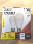Pack Feit Electric Led Light Bulb OM100/930CA10K/2 Non-dim 1600LM 17.7W 15494. Fixed Price $14.69.