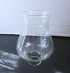 Vintage 6" Tall Clear Glass Globe For Lamp Other Decor - Vgc. Fixed Price $7.38.