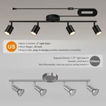 Plug Track Lighting Led, Fixtures Ceiling, Black 4-LIGHT Ki.... Fixed Price $67.95.