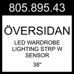 Ikea Versidan Led Wardrobe Lighting Strp Sensor 805.895.43. Fixed Price $85.99.