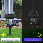 2PK Newest Solar Powered Garden Stake Lamps With Insect-zapping Courtyard Lights. Fixed Price $29.99.