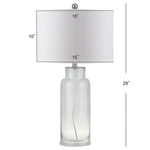 Safavieh Bottle Glass Lamp, Reduced Price 2172751740 LIT4157B-SET2. Fixed Price $101.00.