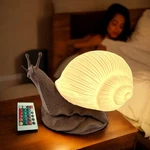 Glowing Snail Led Table Lamp Usb 15 Color Changing Dimmable Night Light Desk. Fixed Price $47.35.