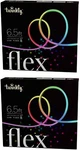 Twinkly Flex White Wire Light Tube, Multicolor, Rgb Led, 6.5FT (pack Of 2). Fixed Price $51.47.