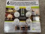 Capstone Led Puck Lights With Remote Control 862760 Off Dimmer W/batteries. Fixed Price $27.99.