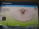 Westinghouse Ceiling, Fan Led Light Kit Model: 77849 Brushed Nickel Finish. Fixed Price $19.95.