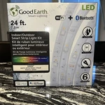 Good Earth Lighting 24FT Smart Plug-in Led Strip White, Multicolor. Fixed Price $49.99.