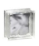 New Retired 8X8X3 Pittsburgh Corning Thinline Architectural Glass Block Decora. Fixed Price $15.00.