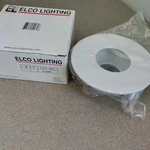 Elco Lighting EL1429W 5 White Can Trim Metal Pinhole With Reflector. Fixed Price $9.89.