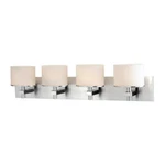 Alico Ombra 4L Vanity White Opal Glass / Chrome Finish BV514-10-15. Fixed Price $251.54.