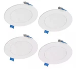 Halo HLB4 4" Led Downlight Pack Selectable Color 3000K-5000K Ultra-thin Dimmab. Fixed Price $42.99.