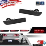 Smoked Black Led Bumper Reflector Tail Brake Lights For Mitsubishi Lancer Evo X. Fixed Price $24.99.