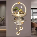 Light Decor Wall ART,3D Sculpture With Metal Pendants,large Hanging .... Fixed Price $214.79.