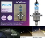 Philips Night Guide Platinum 9003 H4 67/60W Head Light Bulb High Low Replacement. Fixed Price $43.70.