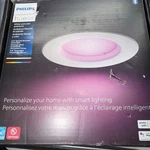 Philips Hue 578450 White & Color Ambiance 6" Slim Downlight Led Smart. Fixed Price $39.95.